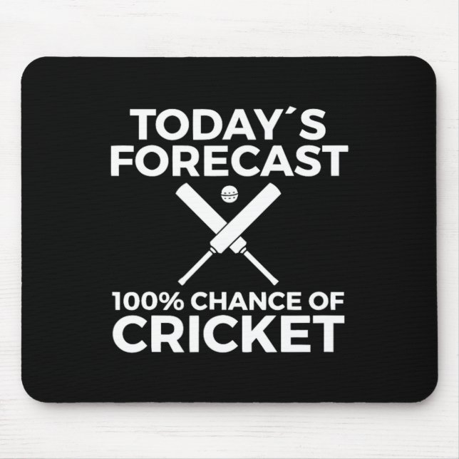 Cricket Athlete  Mouse Pad (Front)
