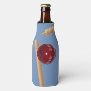 Cricket Ball And Stumps, Bottle Cooler