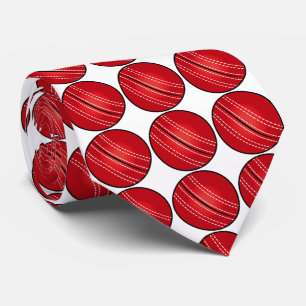 Cricket Ball Neck Tie