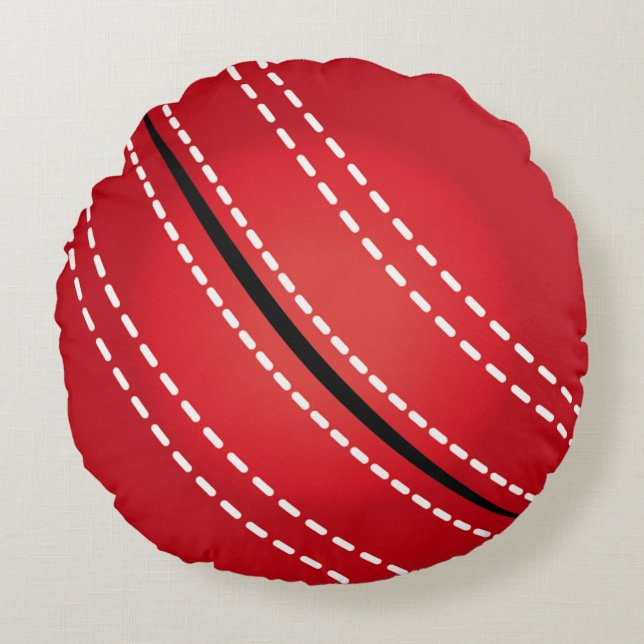 Cricket Ball Pillow (Front)