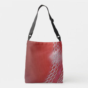 Cricket Ball Red Customise Crossbody Bag
