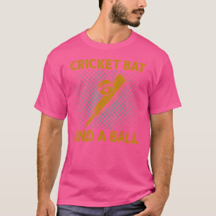 Cricket Bat And Ball Cricket T-Shirt