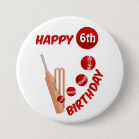Cricket Bat and Ball Kids Birthday