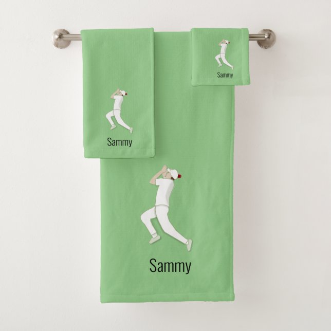 Cricket Bath Towel Set (Insitu)