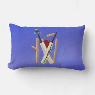 Cricket Bats Ball And Stumps, Lumbar Cushion