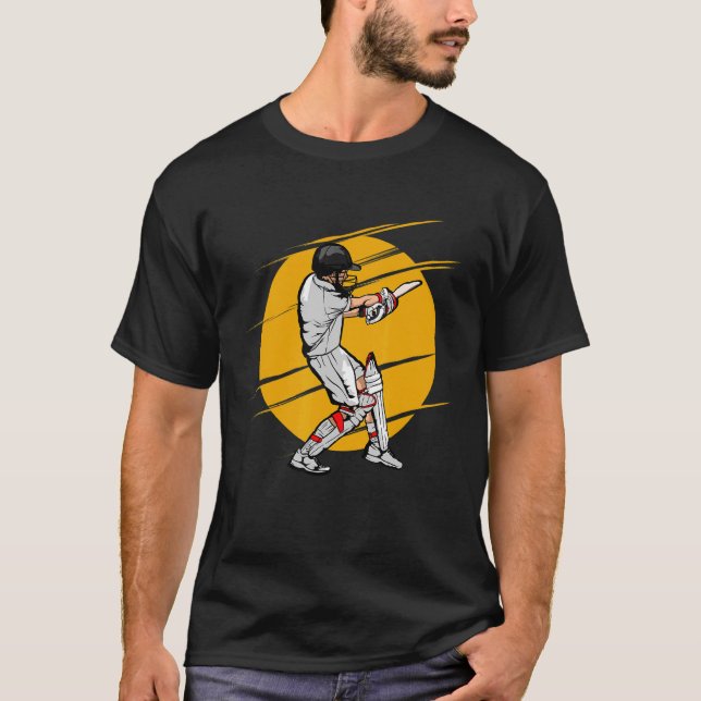 Cricket Batter T-Shirt (Front)