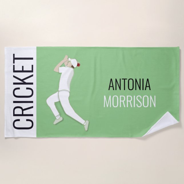 Cricket Beach Towel (Front)