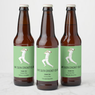 Cricket Beer Bottle Label