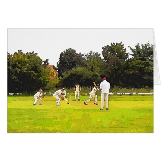 CRICKET CARD (Front Horizontal)