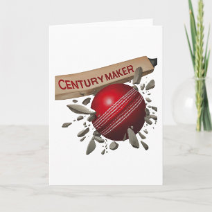 Cricket Century Maker Card