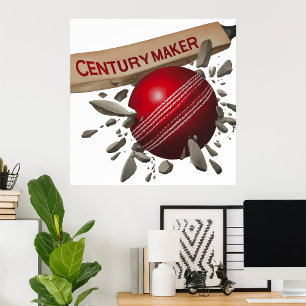 Cricket Century Maker Poster