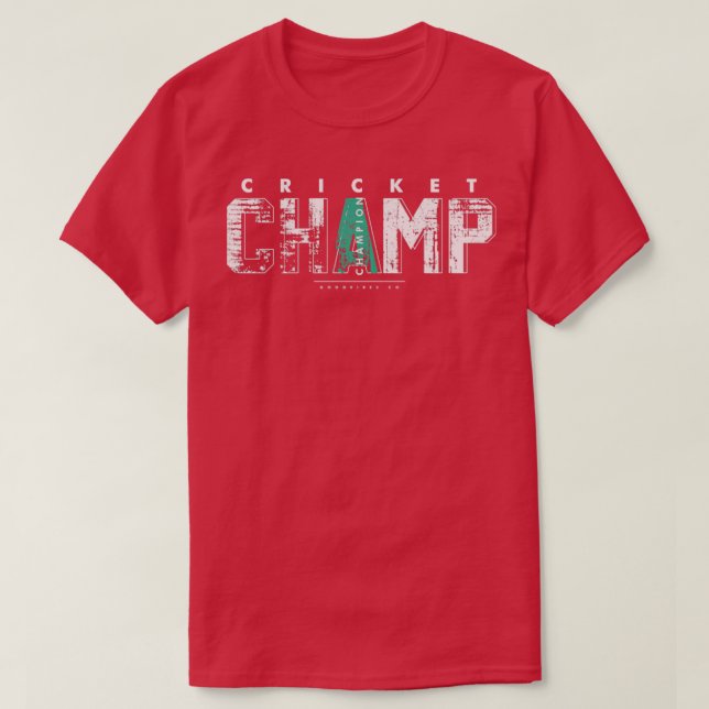 Cricket champion  T-Shirt (Design Front)