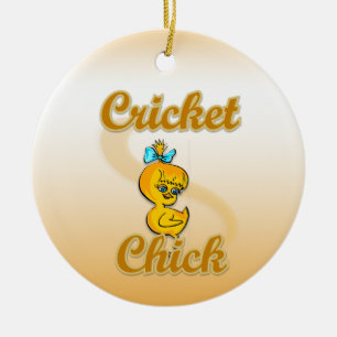 Cricket Chick Ceramic Tree Decoration