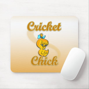 Cricket Chick Mouse Pad