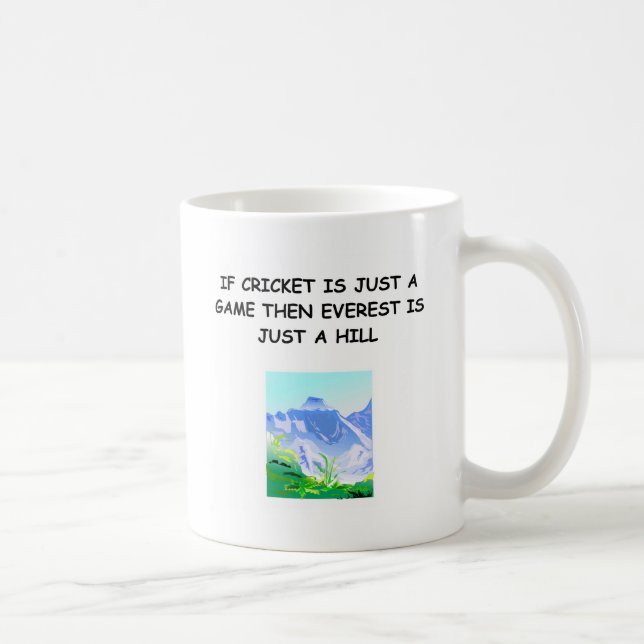 CRICKET COFFEE MUG (Right)