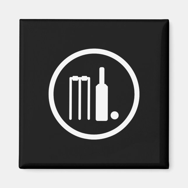 Cricket Cricketer Cricketers India Pakistan Englan Magnet (Front)