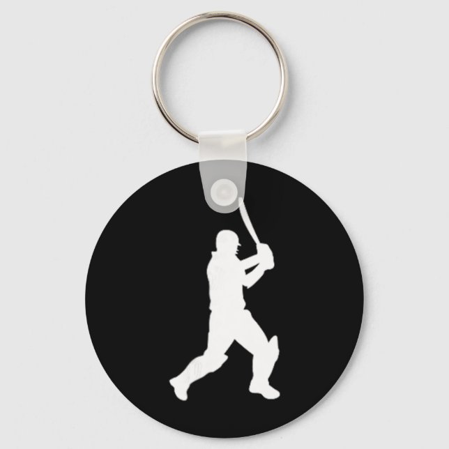 Cricket Cricketer Cricketers Tter T20 Test Cricket Key Ring (Front)