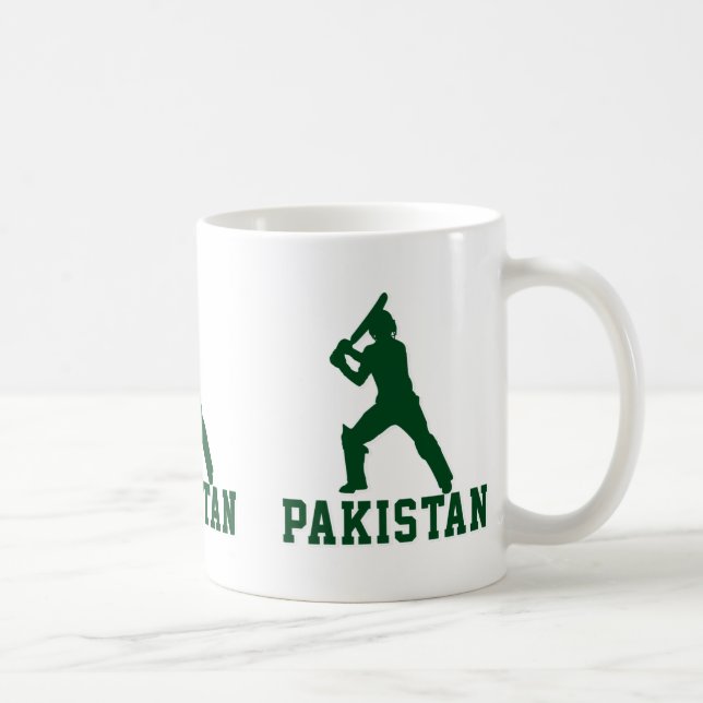 Cricket Cricketer Tsman Pakistan Sports Gift  Coffee Mug (Right)