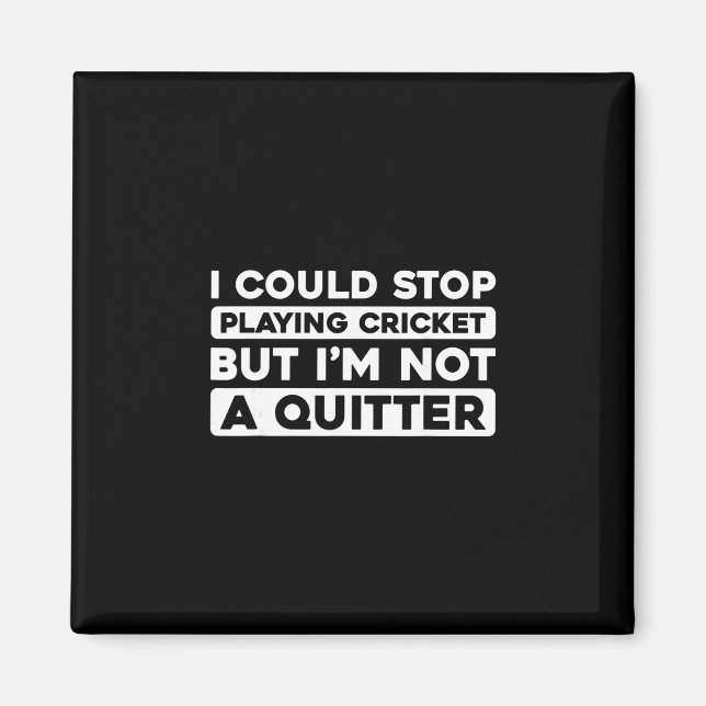 Cricket Cricketing Tsman - Umpire Bowler Cricketer Magnet (Front)