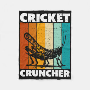 Cricket Cruncher Fleece Blanket