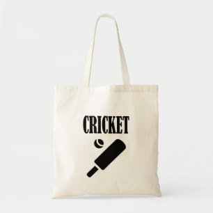 Cricket Cusomize Personalise Name, Number or Team Tote Bag