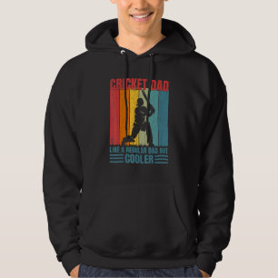 Cricket Dad   Player Coach Sports   Graphic Hoodie