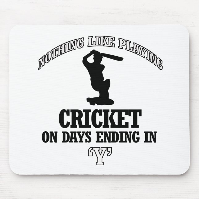 CRICKET designs Mouse Pad (Front)