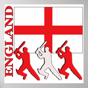 Cricket England Poster