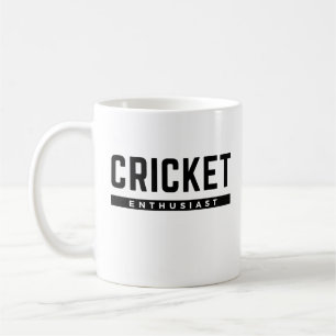 Cricket Enthusiast. Coffee Mug