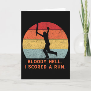 Cricket Fans Cricketers England India Pakistan Fun Card