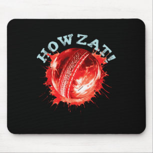 Cricket Fans S Howzat! Cricket Ll S Distressed Eff Mouse Pad
