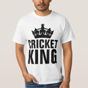 CRICKET GAME, CRICKET KING T-shirts