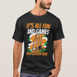Cricket Game For An Indian Cricket Player T-Shirt