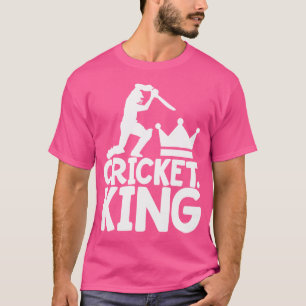 Cricket Game For Men Cricket King T-Shirt
