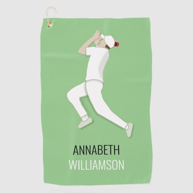 Cricket Golf Towel (Front)