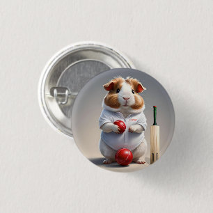 Cricket Guinea Pig, 3 Cm Round Badge