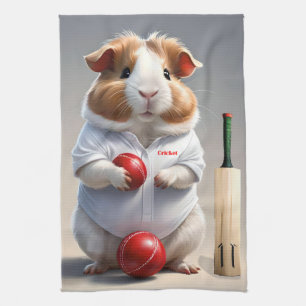 Cricket Guinea Pig, Golf Putter Cover Tea Towel
