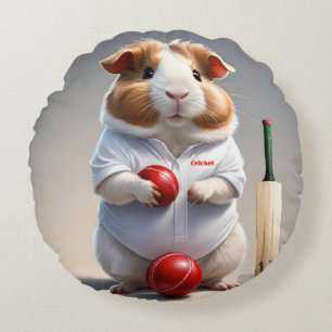 Cricket Guinea Pig, Round Cushion