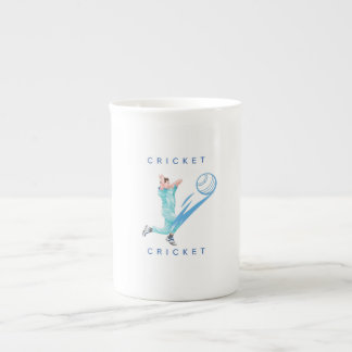 Cricket Hit Bone China Mug