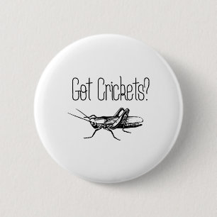 Cricket Insect Lovers Entomology Creepy Crawly Sci 6 Cm Round Badge