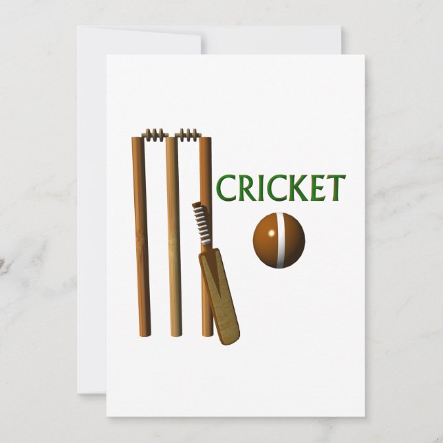 Cricket Invitation (Front)