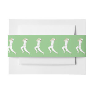 Cricket Invitation Belly Band