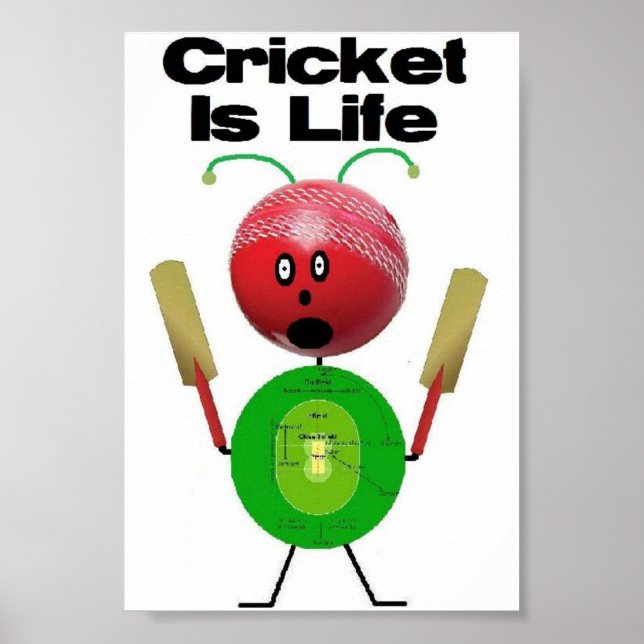 Cricket is Life Poster (Front)