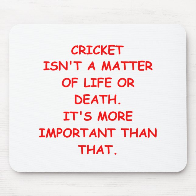 cricket joke mouse pad (Front)