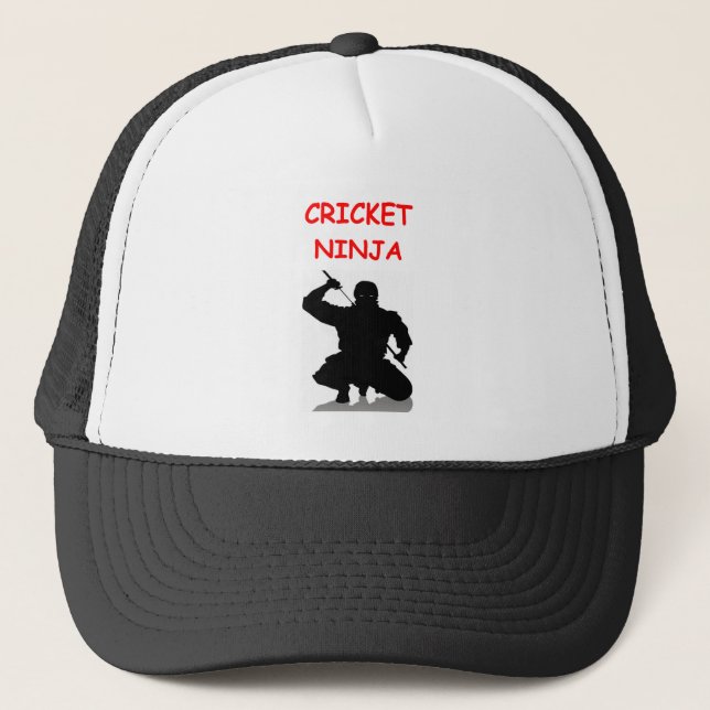 cricket joke trucker hat (Front)