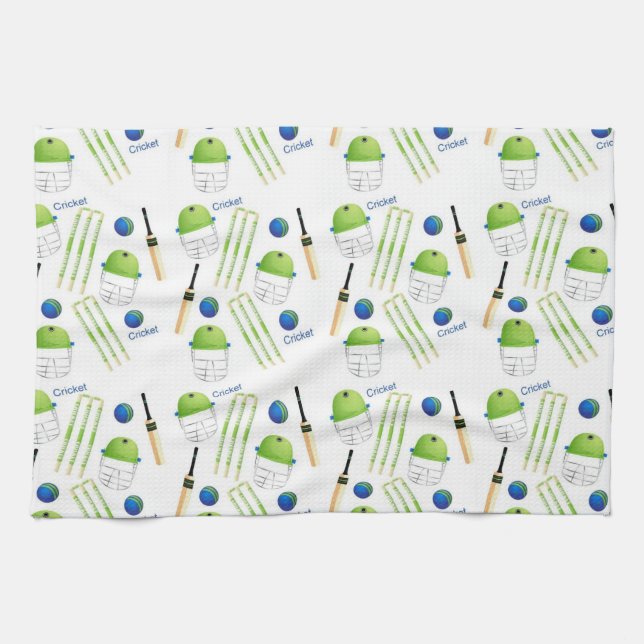 Cricket.jpg Tea Towel (Horizontal)