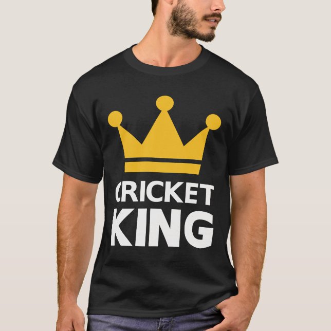 Cricket king T-Shirt (Front)