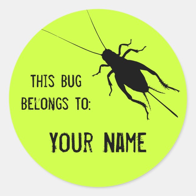 Cricket Label (Front)