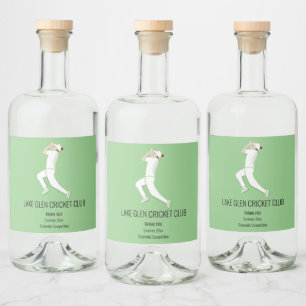 Cricket Liquor Bottle Label