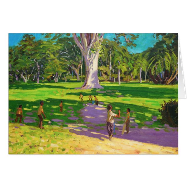 Cricket match Botanical Gardens Dominica (Front Horizontal)